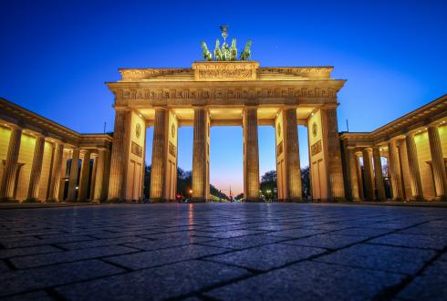 Berlin Bradenburg Gate at night